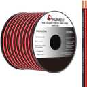 TYUMEN 18 Gauge Wire 100FT, 18/2 AWG Red Black Hookup Electrical Wire LED Strips Extension Cord 12V/24V DC Cable, 18AWG 2 Conductors Flexible Wire for LED Ribbon Lamp Tape Lighting