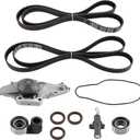 maXpeedingrods Timing Belt Kit with Water Pump for Acura MDX RDX RL TL TSX ZDX Honda Accord Crosstour Odyssey Pilot Ridgeline Saturn Vue 3.5L 3.7L 2003-2018 19200-RDV-J01