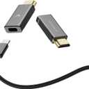 Futurizta Tech USB-C Female to HDMI Male Adapter 4K 60Hz, USB-C to HDMI Converter, Thunderbolt 3/4 Compatible, 4K Ultra HD Display Adapter Compatible with MacBook, iPad Pro, Samsung Galaxy, and More