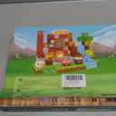 Large Magnetic Blocks 1" Building Cubes Toys for Kids Ages 4-6 5-7 8-12, Magworld Bamboo House Building Craft Construction Toy Set, Creative Sensory Toys Game Gift for 3+ Year Old Boys Girls