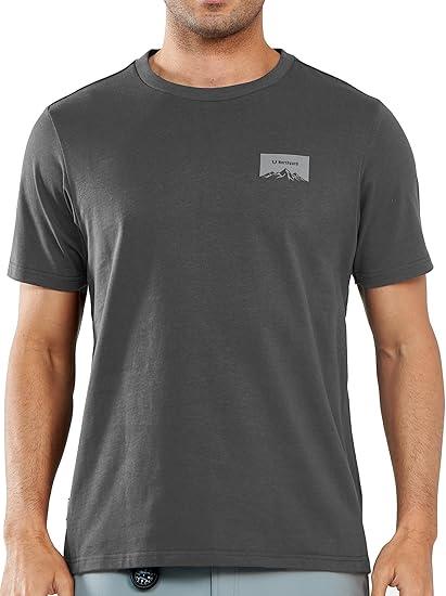 NORTHYARD Men's Heavyweight Cotton T-Shirts Crewneck Short Sleeve Fashion Casual Shirts for Men (Large)
