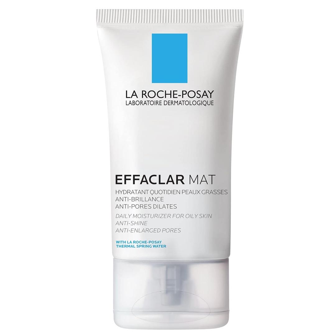 La Roche-Posay Effaclar Mat, Daily Moisturizer For Oily Skin, Visibly Reduces The Look Of Pores, Oil-Free Mattifying Moisturizer, Smooths Skin Texture, Non-Comedogenic & Dermatologist Tested