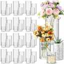 Plastic Vase 4,6,8,10 Inch, Pack of 48