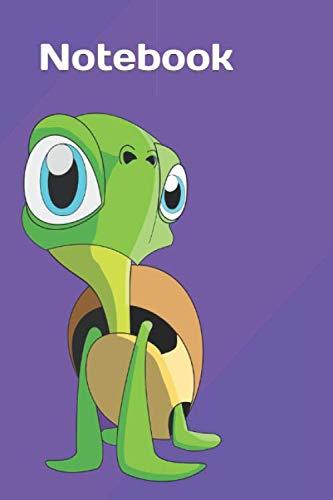 Notebook: Sea Turtle Notebook Purple (6”X9”) 120 pages College Ruled White