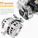 New Alternator for Ford Escape Mazda Tribute V6 3.0L 2001 2002 2003 2004, AFD0073, 1L8U-10300-CD, 1L8U-10300-CE, 1L8U-10300-DD, AJ03-18-300A, AJ03-18-300B, 400-14103