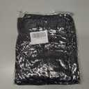 Womens Ribbed Pajama Sets Long Sleeve Top and Shorts Matching Lounge Set Loungewear Sweatsuit with Pockets (Black, L)