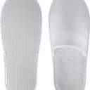 UrbanRoots 28 Pairs Disposable Slippers For Guests,Bulk Slippers For Hotel,Spa,Travel,Shoeless Home,Spa Slippers With Pouch,Non-Slip(White) house slippers for guests (White)