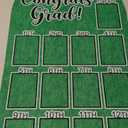CroBlissful 27 x 16 Inch Graduation Photo Board Picture Frames Wall Decor Collage Display Green Felt Board for 4 x 3 Inch Photo DIY Picture Holder 2026 Graduation Party Decorations