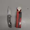 Kershaw Eris Folding Pocket Knife (1881); 3-Inch Stainless Steel Drop-Point Blade Featuring SpeedSafe Assisted Opening, Titanium-Coated Handle, Secure Frame Lock and Reversible Pocket Clip; 4.7 OZ