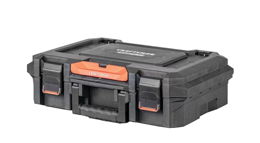 CRAFTSMAN TRADESTACK 22" X 14" D Black Structural foam Tool Box ( BLACK AND RED )