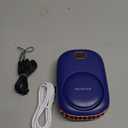 Portable Neck Fan, Mini Small Personal Handheld Fan USB Rechargeable 3 Speed for Girls Boys Woman Eyelash Travel Home Office Outdoor (navy blue)