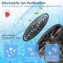 Cudinham Fruit and Vegetable Purifier Cleaner Washing Machine Upgraded Capsule Shape Disinfection OH-ion Purification Technology for Cleaning Veggie Grains Rice Meat Seafood, Forest Green