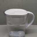 Brita Large Water Filter Pitcher for Tap and Drinking Water, Includes 1 Standard Filter, BPA-Free, Lasts Two Months, 10-Cup Capacity, Bright White