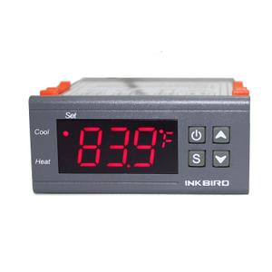 Inkbird Temp Control Thermostat ITC1000 Dual Stage Digital Temperature Switch Controller   Display Heating Cooling Relay NTC Sensor 3D Printer Freezer Fridge Hatching 110 Volt