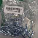 Hog Rings Assortment Kit Professional Upholstery 1/2" 3/4" 3/8"Galvanized Hog Rings Installation Assortment Kit for Animal Pet Cages,Ropes,Meat Bags& Sausage Casings,Furniture Upholstery