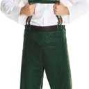 Morph Lederhosen Men Costume, Bavarian Oktoberfest Outfit, German Traditional Attire for Men, Festive Celebration Wear (Large)