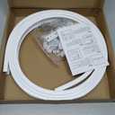 Flexible Bendable Ceiling Curtain Track, 9.8ft (3m) Curved, PVC, Metal, Plastic & Stainless Steel, White, Ceiling Mounted
