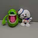 Stay Puft Marshmallow Man Plush Toys, Slimer Cute Ghost Stuffed Doll Toys for Kids (A-Stay Puft Marshmallow Man+ Slimer), 23CM