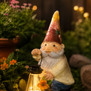 Solar Santa Statue Garden