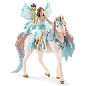 Schleich Bayala - 3 PC Fairy Toys Set - Eyela and Unicorn Figure Playset - Cute Fairy Doll and Fantasy Figurines for Girls and Boys - Magical Toys for Pretend, Imaginative Play - Kids Ages 5+ | 70569