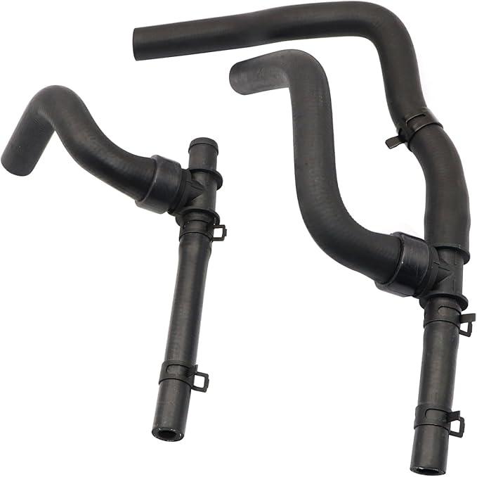 Lqito Heater Hose With TEE SupplyReturn Compatible With 20082020 Dodge Journey 2.4VVT Heater Hose Set Replace#5058437AK 5058437AI 5058437AD(2PCS)