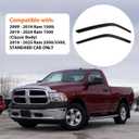Rain Guards Compatible with 2009-2026 Ram 1500/2500/3500 Standard Cab