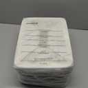 BALEINE 4 Pack Fabric Storage Bins for Shelves, Linen Storage Baskets for Organizing, Decorative Closet Bins for Clothes, Home (Grey, 15"x11"x9.5")