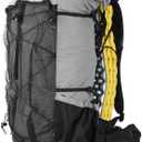 3FULGEAR QiDian Hiking Backpack for Men Women 56L(40+16) Lightweight Outdoor Camping Bag Trekking Daypack (Grey)