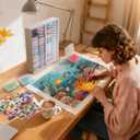 Diamond Art Storage Containers Trays, 60pcs Diamond Painting Trays with Lids, 2-in-1 Beads, Gems & Drills Storage and Line-Up Accessories for Diamond Painting