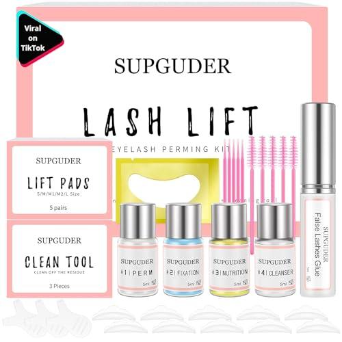 2026 Lash Lift kit Eyelash perm kit,SUPGUDER Professional Eyelash Curling Lash Extension Set,Lash Lifting Tools Suitable for Salon