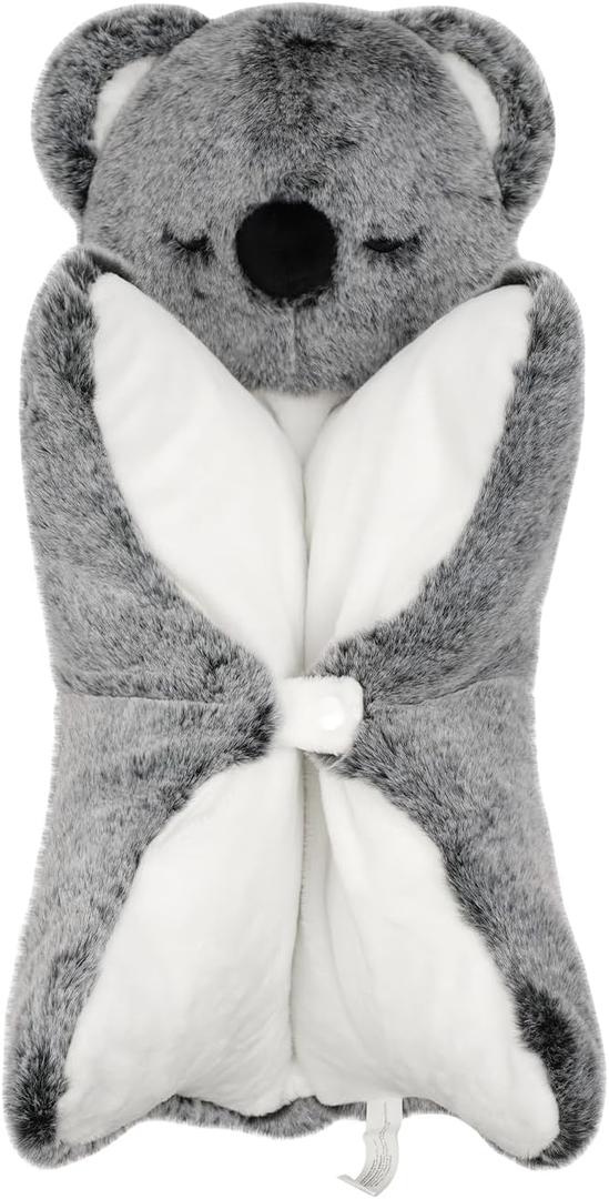 15'' Weighted Stuffed Animal, Koala Stuffed Animal for Girls, Washable Weighted Plush Toys with Adjustment Strap, Multipurpose Plush Animals Gift for Christmas Birthday Office Home Decor