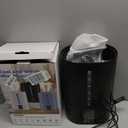 Coolfiqu 6L Humidifiers for Bedroom Large Room Home, Cool and Warm Humidifier for Plants Mist Top Fill Desk Humidifier Essential Oil Diffuser, Quiet Humidifiers with Adjustable Mist,360°NozzleBlack