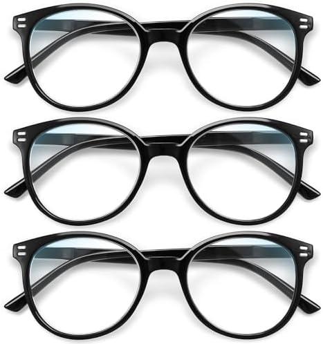 GIBLOGO Reading Glasses for Women/Men Eye Glasses Blue Light Reading Glasses Cheaters Eyeglasses