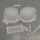 Push Up Bras for Women Add 2 Cups Sexy Lace Cleavage Extra Padded Plunge Bra Underwire 40C
