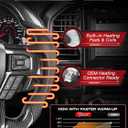Real Carbon Fiber Steering Wheel for Ford F150 Raptor 2017-2020