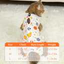 ANWA Cat Recovery Suit - Breathable Cat Onesie for Cats After Surgery Female, Kitten Surgery Recovery Suit Female Abdominal Wounds, M