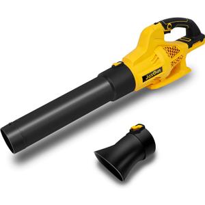 500-CFM 160-MPH Cordless Leaf Blower for Dewalt Battery, Brushless Motor Electric Leaf Blower Cordless with Six Speed Modes, Button Lock and Two Nozzles(Tool Only) 6