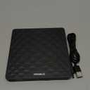 External CD DVD Drive for Laptop, USB 3.0 Type-C Ultra Slim 13mm DVD Player Portable CD DVD +/-RW Drive CD Burner Reader Writer Recorder for Desktop PC Windows 11/10/8/7 Linux Mac OS (Black)