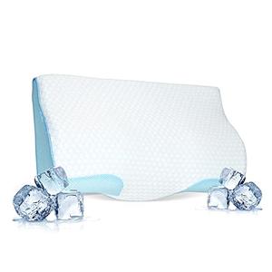 Derila King Size Cooling Pillowcase | Optimal Temperature Control for Your Memory Foam Pillow for Perfect Sleep. Quality Material White Pillowcase ensures Anti Snore Pillows, Pack of 2