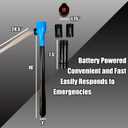 KJE Portable Battery Powered Operated Liquid Transfer Pump, 2.2 Gallons Per Minute, Multi-Function Electric Siphon Pump For Gasoline Diesel Water Fuel