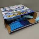 Track Car Toys, 269 PCS Racing Tracks Toy, Create A Frozen World Race Road, Flexible Tracks Playset & 2 PCS Cool Race Cars, Toddler Toys Birthday Gifts for Age 3 4 5 6 Year Old Boys Girls (Blue)