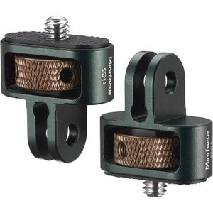 Camera Tripod Adapter, 2pcs 1/4" Adapter Screw Head Camera Mount Compatible with Insta 360/Gopro Hero/Sjcam Action Cameras and Other Standard 1/4" Accessories, Quarter Inch Mount for GoPro Ecosystem