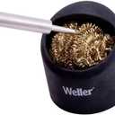 Weller Soldering Brass Sponge Tip Cleaner with Silicone Holder | WLACCBSH-02
