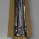 Shower Curtain Rod Adjustable 43-78 inch, 1"Diameter Spring Tension Curtain Rod No Drill, Anti-Rust Non-Slip Shower Rod, Black Shower Curtain Rod for Bathroom Tension