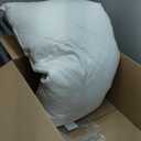 Puredown Goose Feathers and Down Pillow with Diamond Quilting with 100% Cotton Cover, Pack of 1, King Size (Classic White)