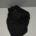 OgLuxe Womens Double Split Maxi Long Skirt Ladies Plain Basic Two Side Slit 4-22 (8-10, Black)