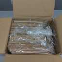 20 Pcs Table Numbers - 1-20 Wedding Table Numbers with Wooden and Rattan Sign for Banquet Restaurant Wedding Party Decor (6.7"L x 5.1"W, White and Natural)