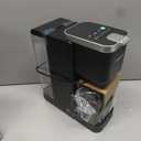 Single Serve Coffee Maker, Iced and Hot Coffee Machine for K Cup & Grounds, Compact Design, 40oz Removable Water Reservoir, 6 to 24 Oz Brew Sizes, Fits 7.3" Travel Mug, Black