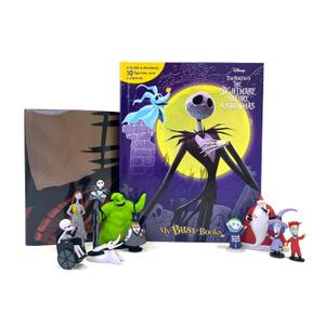 Disney Nightmare Before Christmas My Busy Books - Storybook, 10 figurines, playmat