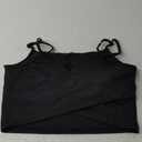 Colorfulkoala Women's Dreamlux Cross-Back Longline Sports Bra Workout Yoga Crop Tank Top with Removable Cups , M